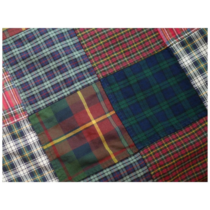 POLO RALPH LAUREN CLASSIC FIT PATCHWORK MADRAS SHIRT