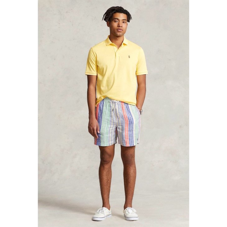 POLO RALPH LAUREN 6 INCH POLO PREPSTER LINEN SHORT