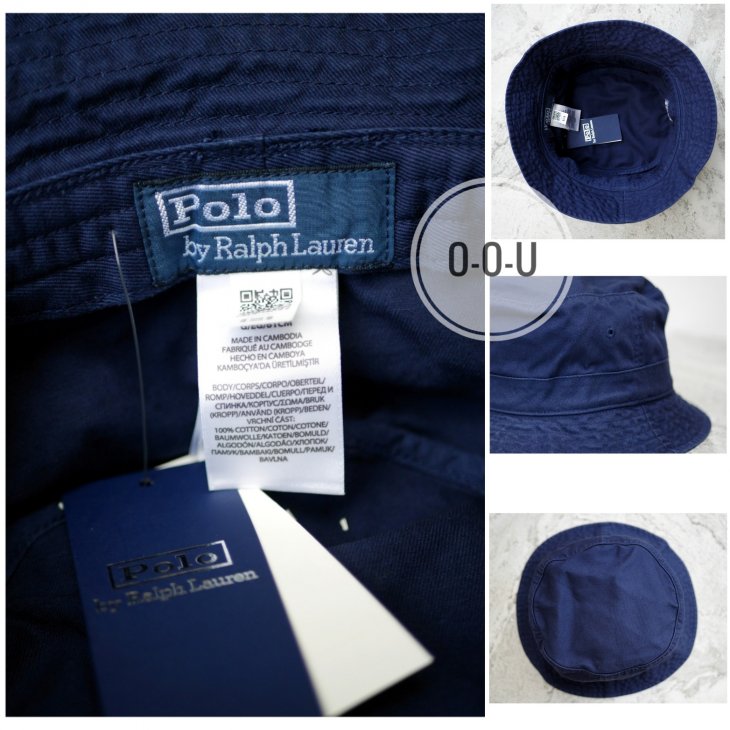 POLO RALPH LAUREN POLO BEAR TWILL BUCKET HAT