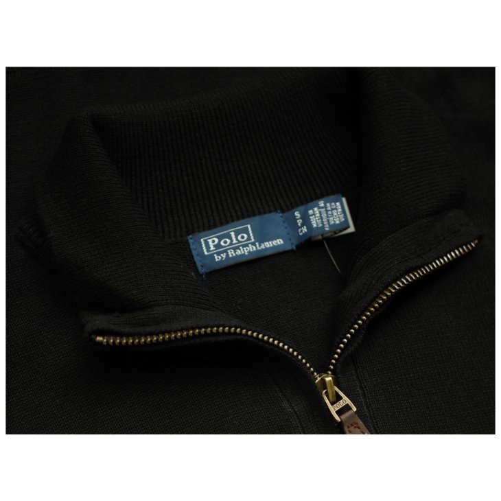 POLO RALPH LAUREN POLO BEAR QUARTER ZIP SWEATER