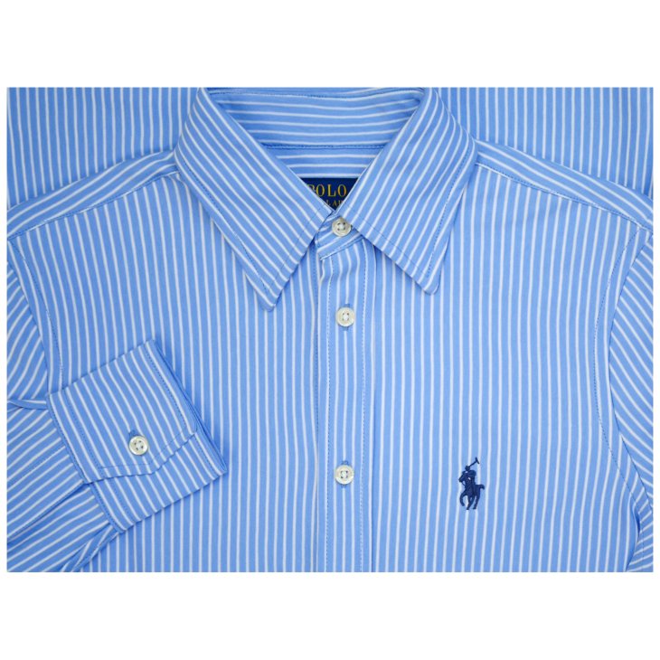 POLO RALPH LAUREN WOMEN STRIPED LONG SLEEVE SHIRT