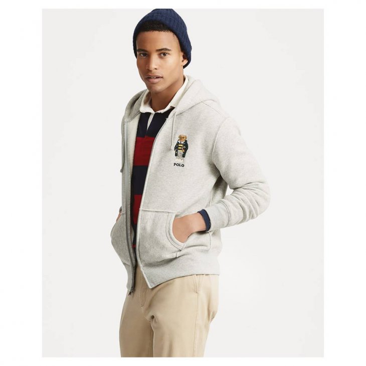 POLO BEAR FLEECE HOODIE