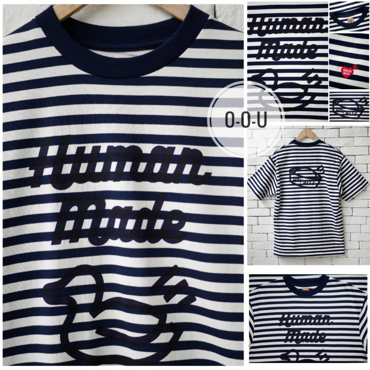 HUMAN MADE BORDER T-SHIRT