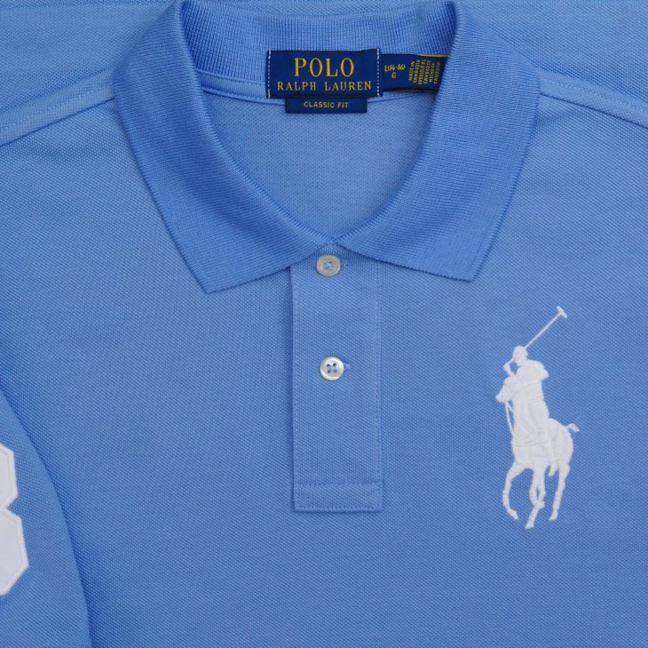 POLO RALPH LAUREN BOYS BIG PONY COTTON MESH POLO SHIRT