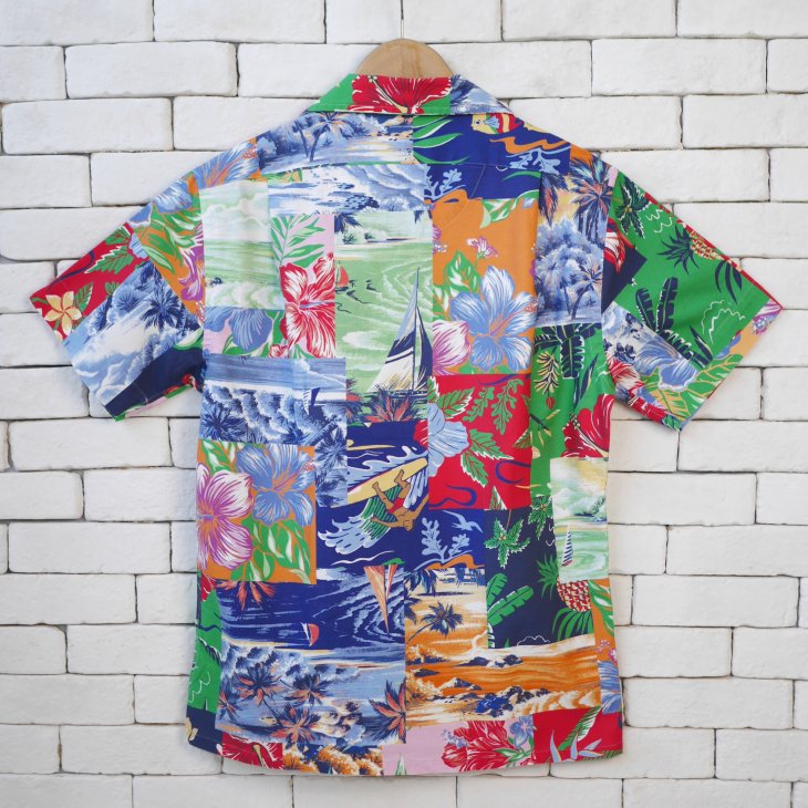 POLO RALPH LAUREN CLASSIC FIT PATCHWORK PRINT OXFORD SHIRT
