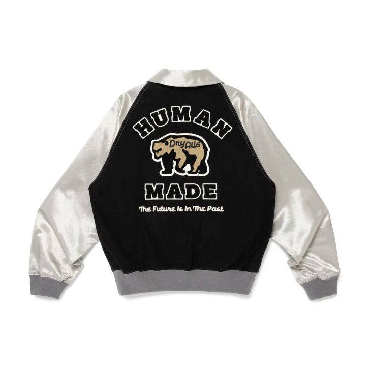 HUMAN MADE SATIN VARSITY JACKET
