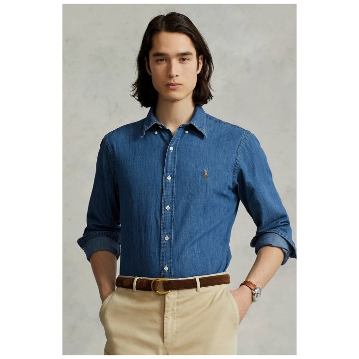 POLO RALPH LAUREN CUSTOM FIT DENIM SHIRT