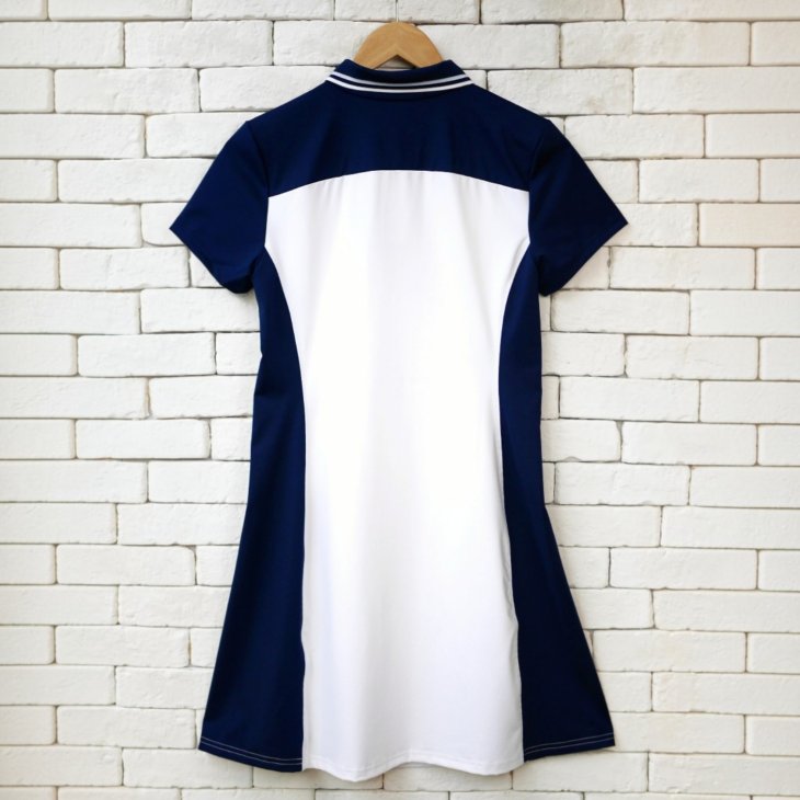 POLO RALPH LAUREN RLX CONTRAST STRETCH JERSEY POLO DRESS