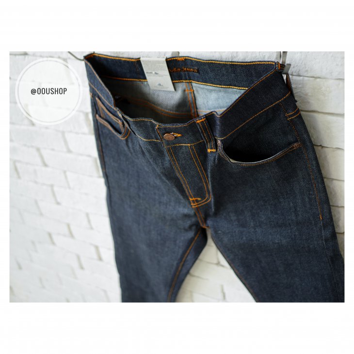 NUDIE JEANS BRUTE KNUT DRY NAVY COMFORT