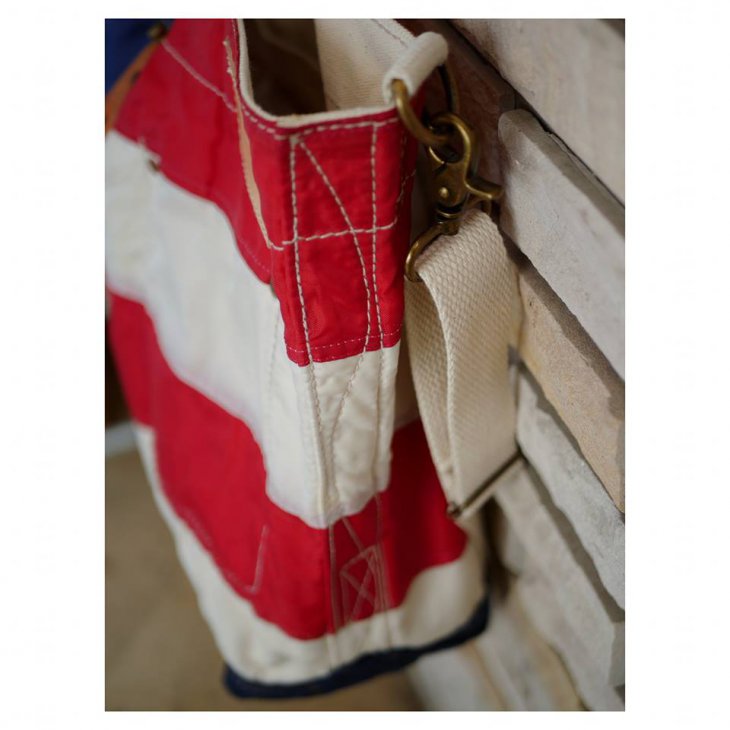 USA FLAG COTTON CANVAS TOTE