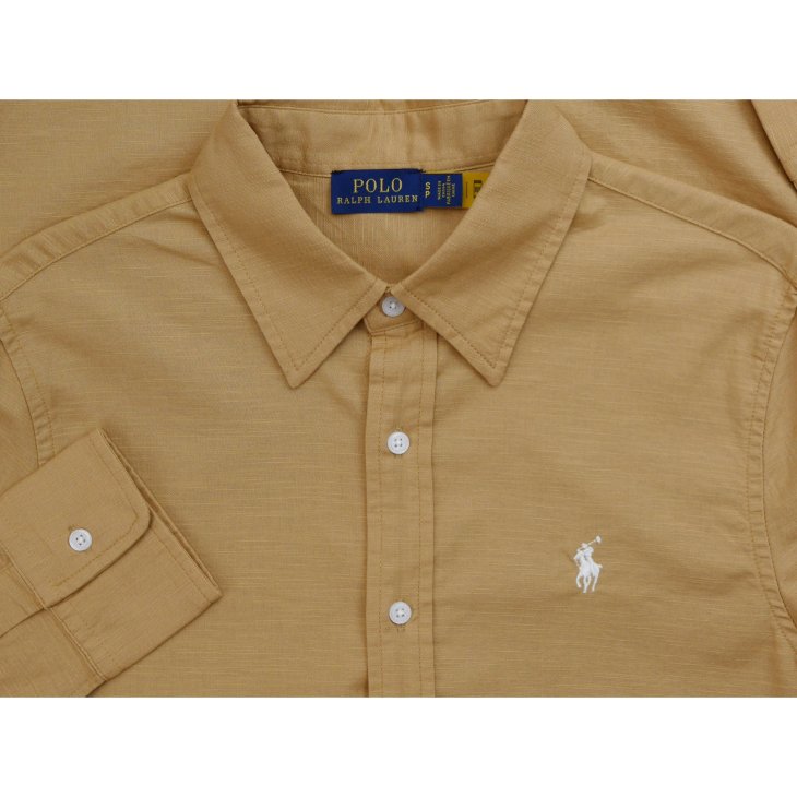 POLO RALPH LAUREN WOMEN CLASSIC FIT COTTON-LINEN SHIRT