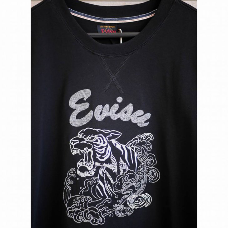EVISU Tiger Graphic Embroidered T-shirt
