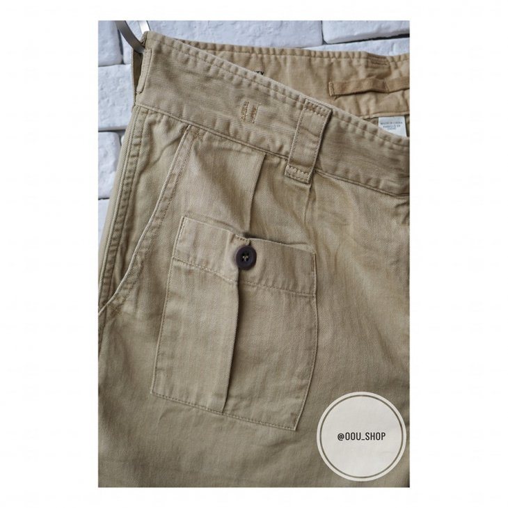 RRL STRAIGHT FIT COTTON SHORT