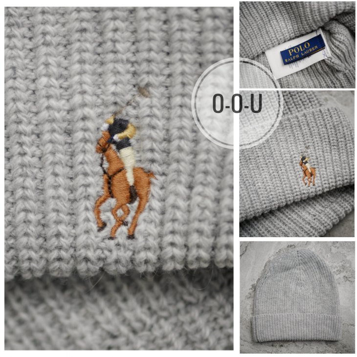 POLO RALPH LAUREN RIB-KNIT HAT