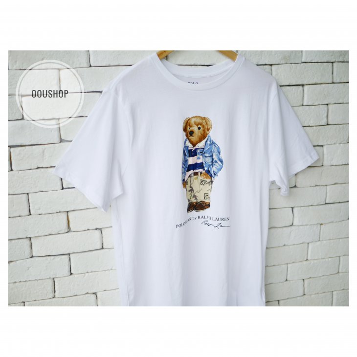 POLO RALPH LAUREN POLO BEAR BOYS COTTON JERSEY TEE