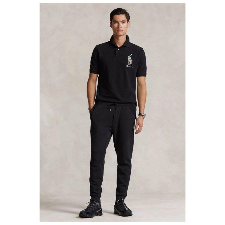 POLO RALPH LAUREN CUSTOM SLIM FIT BIG PONY MESH POLO SHIRT