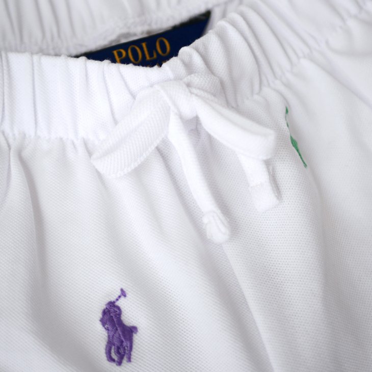 POLO RALPH LAUREN GIRLS POLO PONY STRETCH MESH SHORT