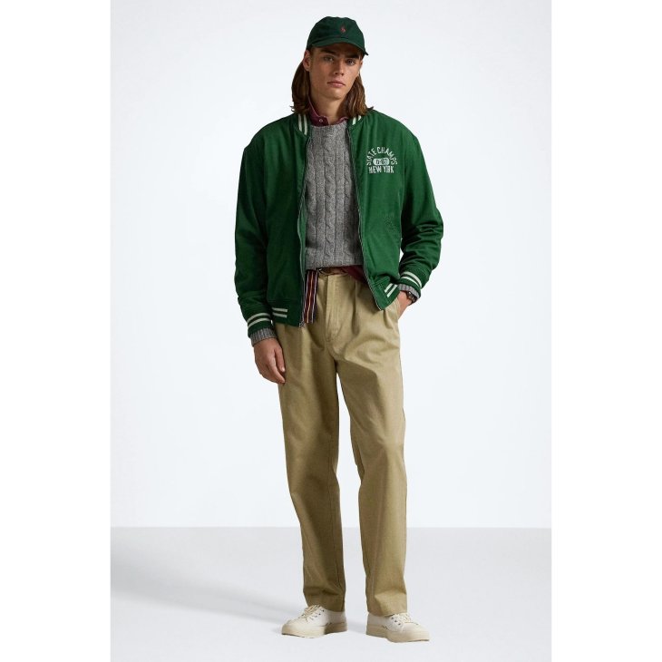 POLO RALPH LAUREN VARSITY INSPIRED TWILL TRACK JACKET