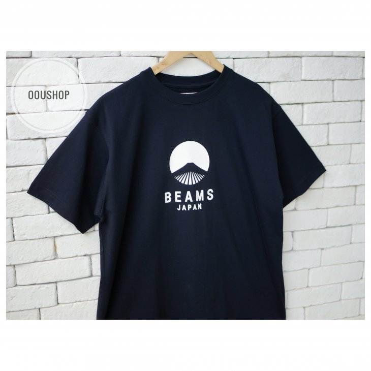 BEAMS JAPAN LOGO PRINT TEE