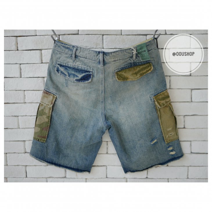 BEN STEVEN HEAVY INDUSTRY DENIM SHORTS