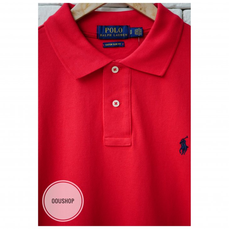 POLO RALPH LAUREN CUSTOM SLIM FIT POLO SHIRT