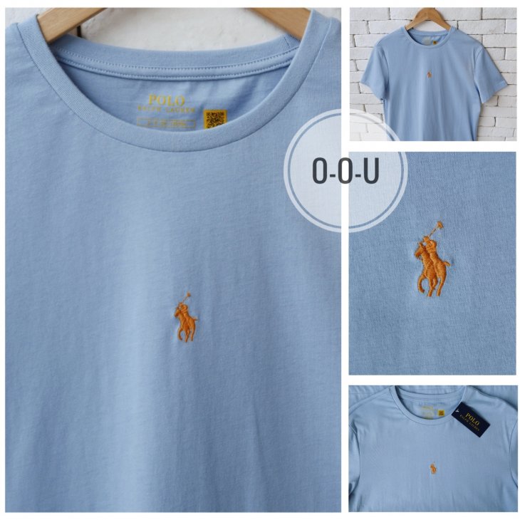 POLO RALPH LAUREN CUSTOM FIT JERSEY CREWNECK T-SHIRT