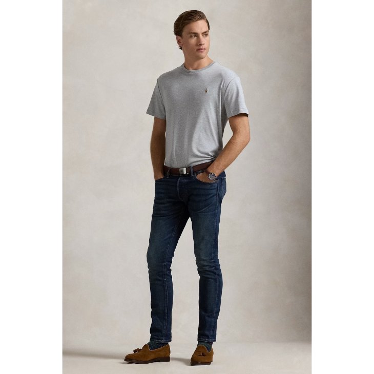 POLO RALPH LAUREN CUSTOM SLIM FIT COTTON T-SHIRT