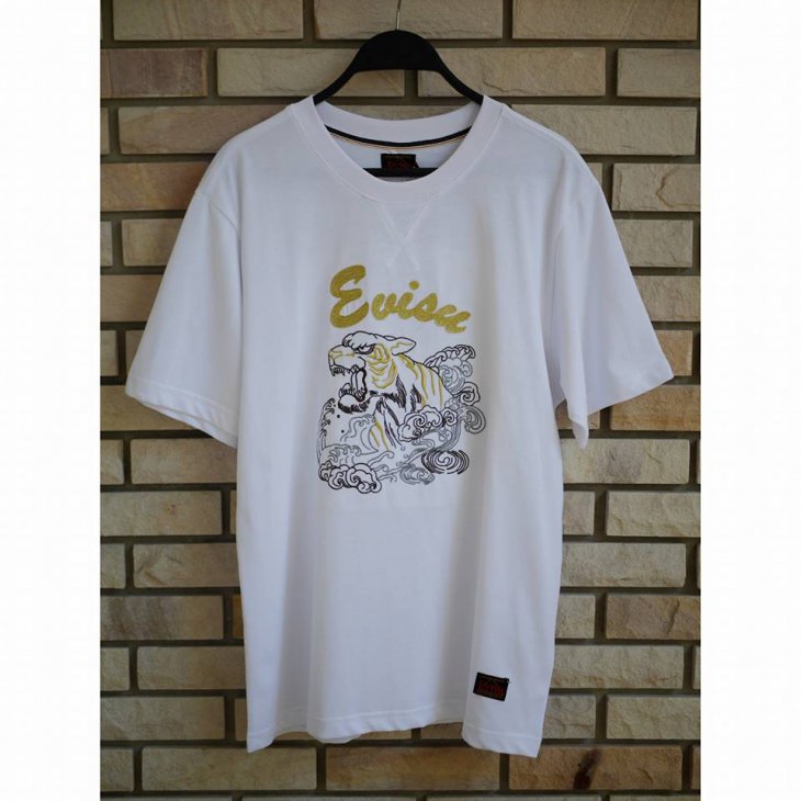 EVISU Tiger Graphic Embroidered T-shirt