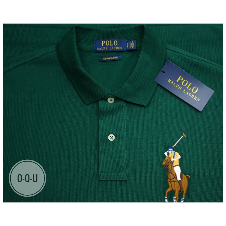 POLO RALPH LAUREN CUSTOM SLIM FIT BIG PONY POLO SHIRT