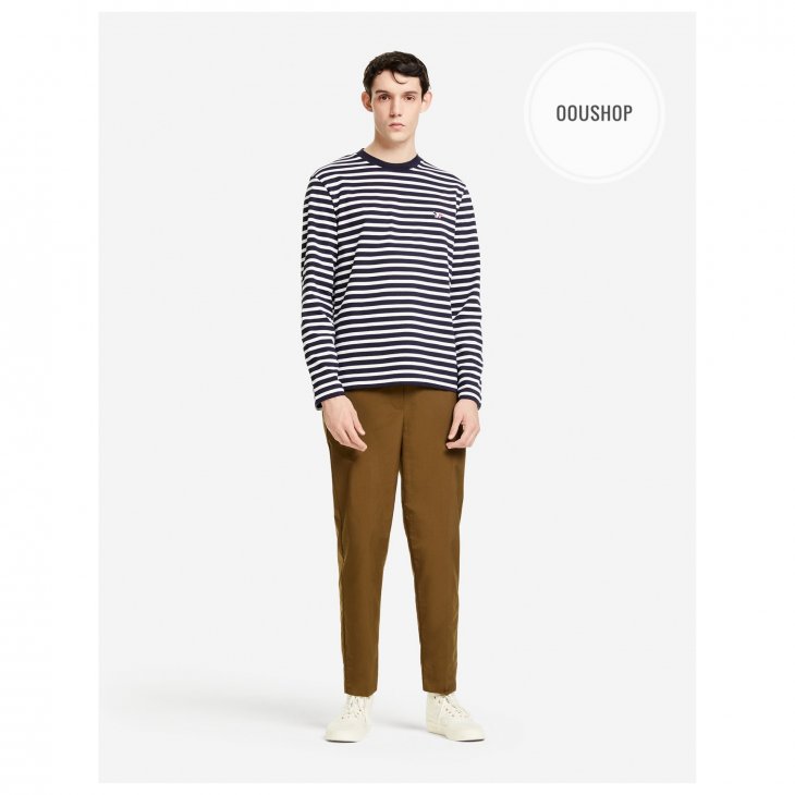 MAISON KITSUNE TRICOLOR FOX PATCH CLASSIC MARIN TEE-SHIRT