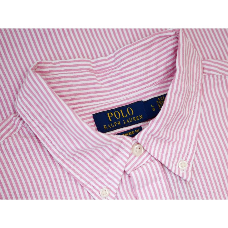 POLO RALPH LAUREN RL PREPSTER CLASSIC FIT SEERSUCKER SHIRT