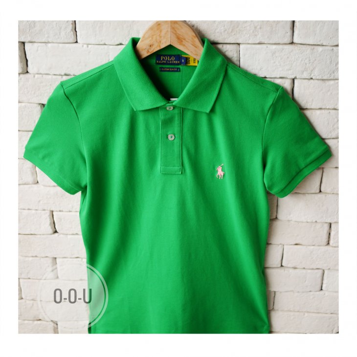 POLO RALPH LAUREN WOMEN CUSTOM SLIM FIT POLO SHIRT