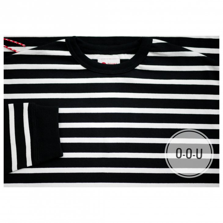 BEAMS JAPAN STRIPED LONG SLEEVE TEE