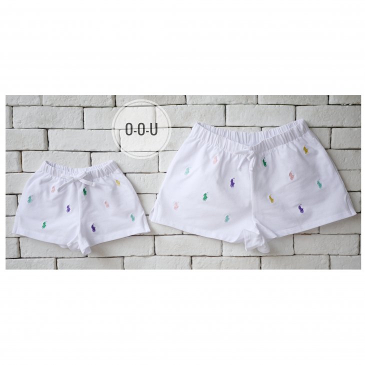 POLO RALPH LAUREN GIRLS POLO PONY STRETCH MESH SHORT