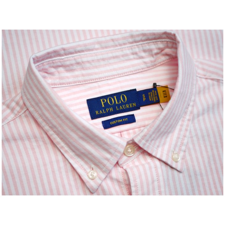 POLO RALPH LAUREN CUSTOM FIT STRIPED OXFORD SHIRT