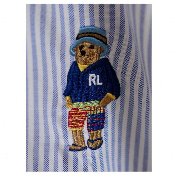 POLO BEAR COTTON OXFORD SHIRT