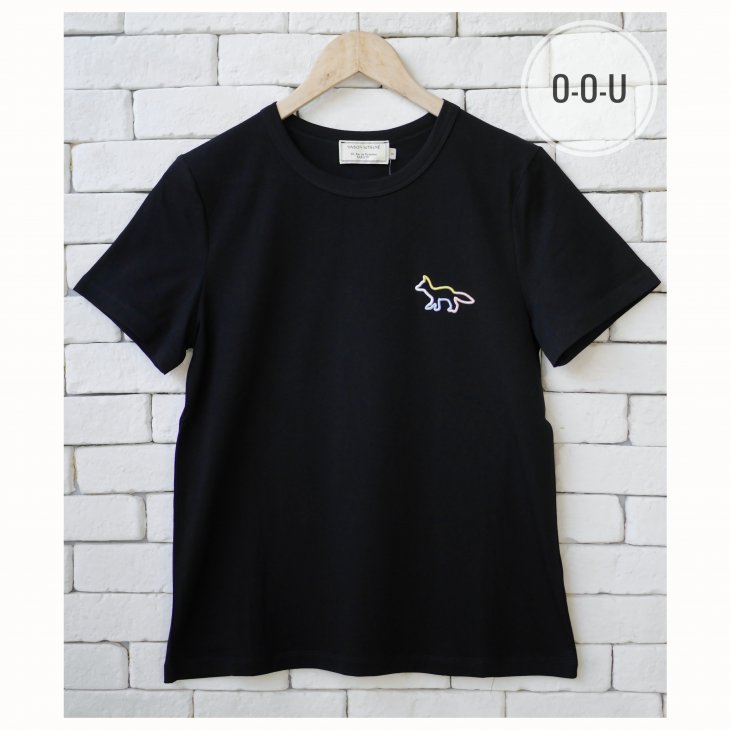 MAISON KITSUNÉ RAINBOW PROFILE FOX T-SHIRT