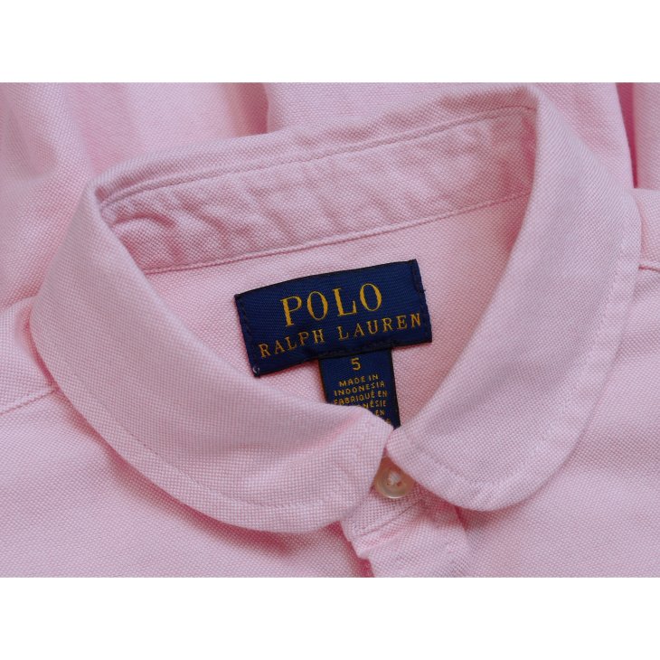 POLO RALPH LAUREN KIDS COTTON OXFORD SHIRTDRESS