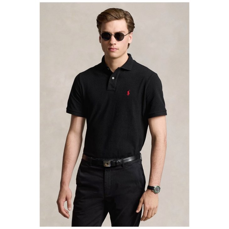 POLO RALPH LAUREN CUSTOM SLIM FIT POLO SHIRT