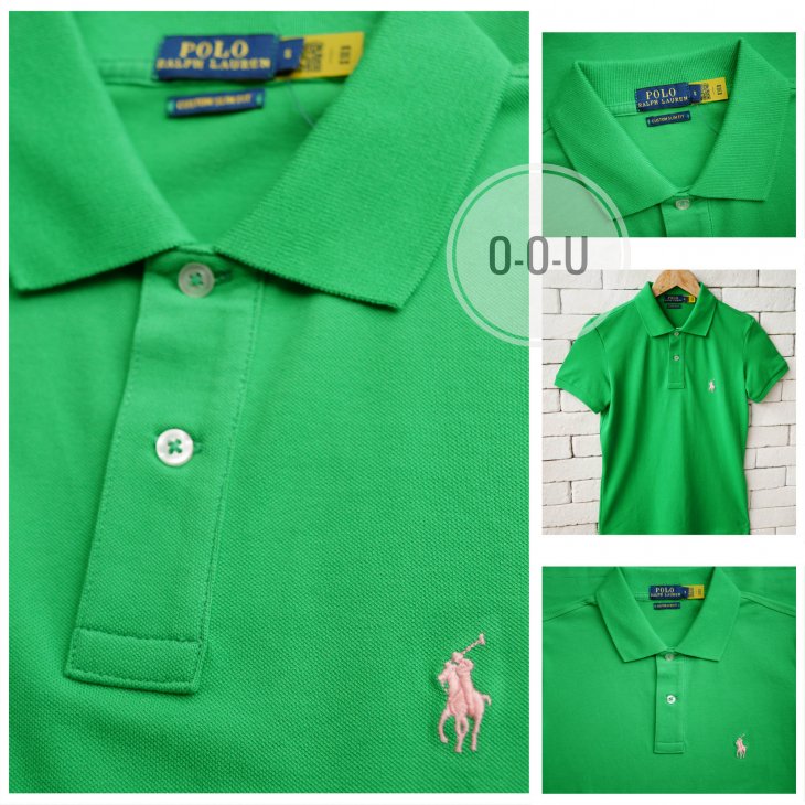 POLO RALPH LAUREN WOMEN CUSTOM SLIM FIT POLO SHIRT
