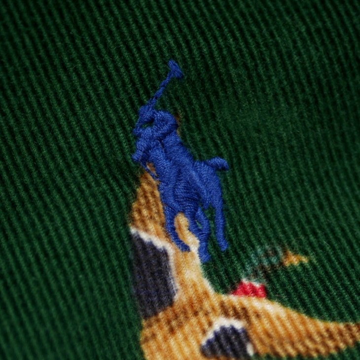 POLO RALPH LAUREN CLASSIC FIT MALLARD PRINT CORDUROY SHIRT