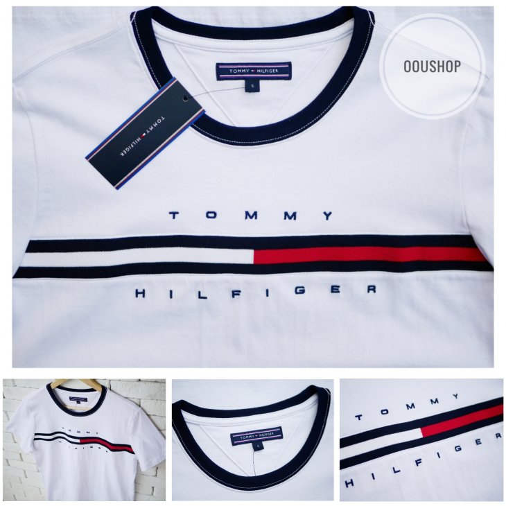 TOMMY HILFIGER ESSENTIAL FLAG LOGO T-SHIRT