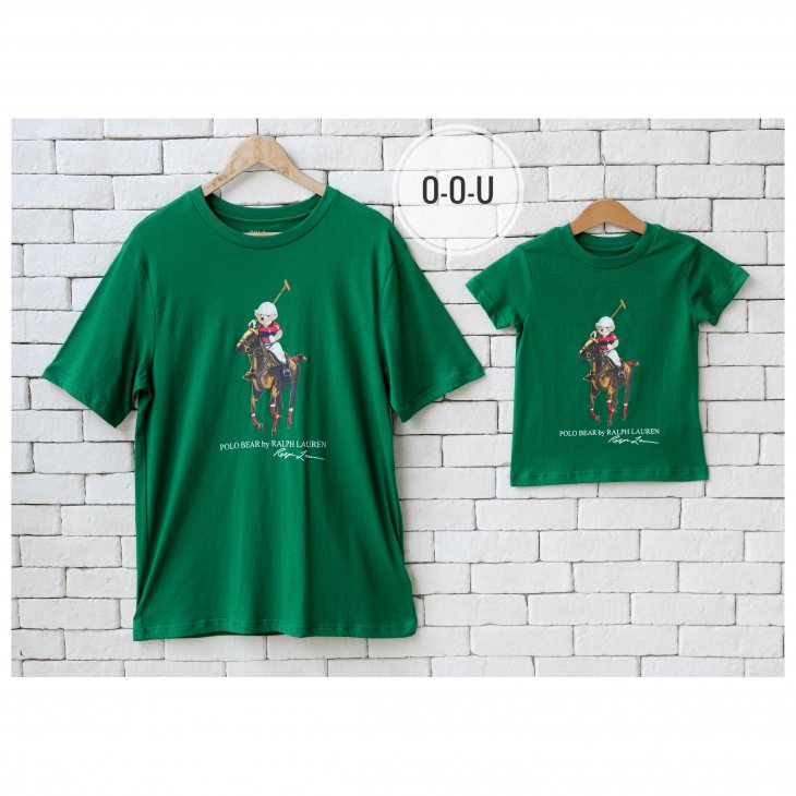 POLO RALPH LAUREN BOYS POLO BEAR & BIG PONY COTTON T-SHIRT