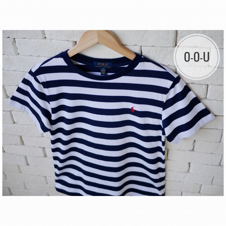 POLO RALPH LAUREN STRIPED BOYS COTTON JERSEY T-SHIRT
