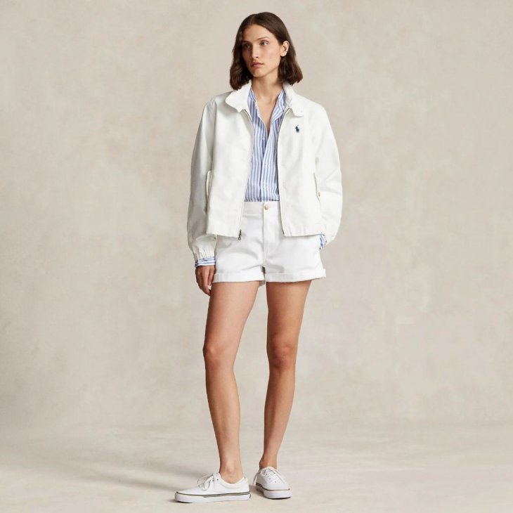 POLO RALPH LAUREN WOMEN COTTON CANVAS JACKET