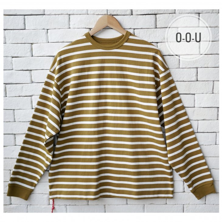 BEAMS JAPAN STRIPED LONG SLEEVE TEE