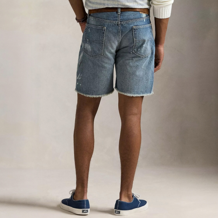 POLO RALPH LAUREN 8-INCH VINTAGE CLASSIC DENIM SHORT