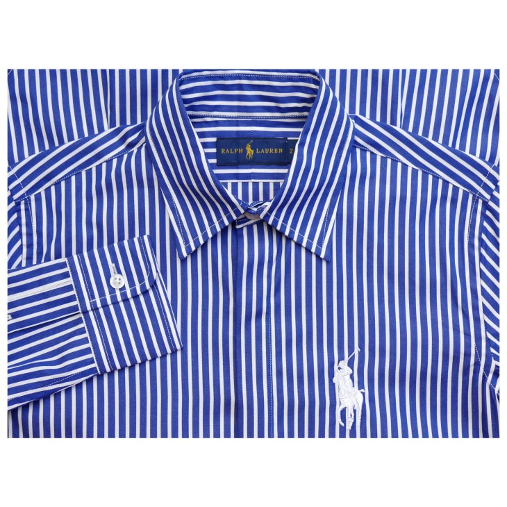 POLO RALPH LAUREN WOMEN STRIPED COTTON SHIRT