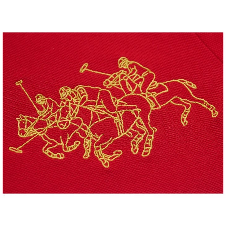 POLO RALPH LAUREN LUNAR NEW YEAR TRIPLE PONY POLO SHIRT