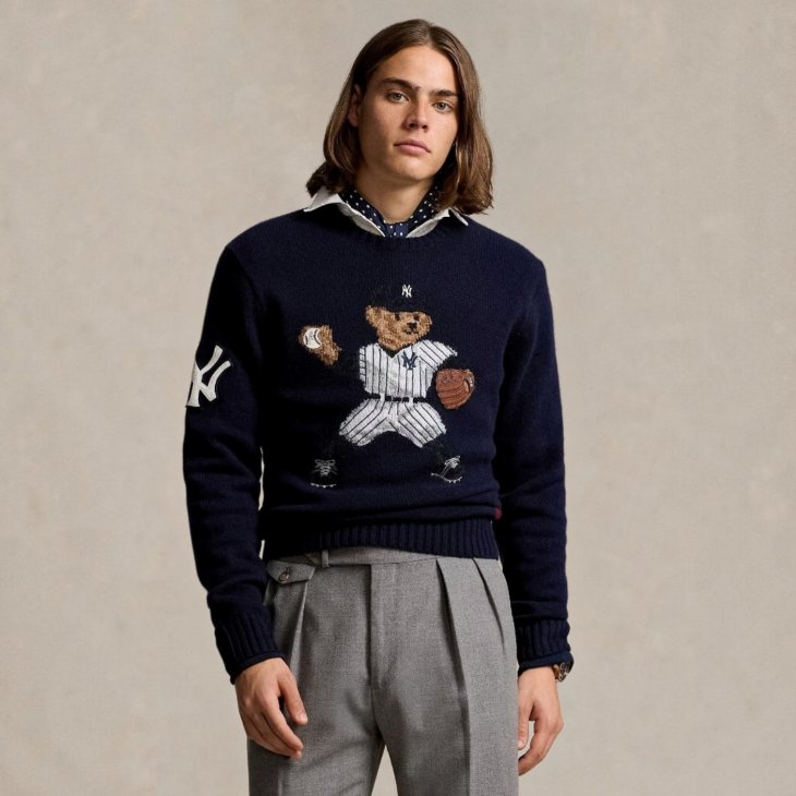 POLO RALPH LAUREN YANKEES BEAR SWEATER